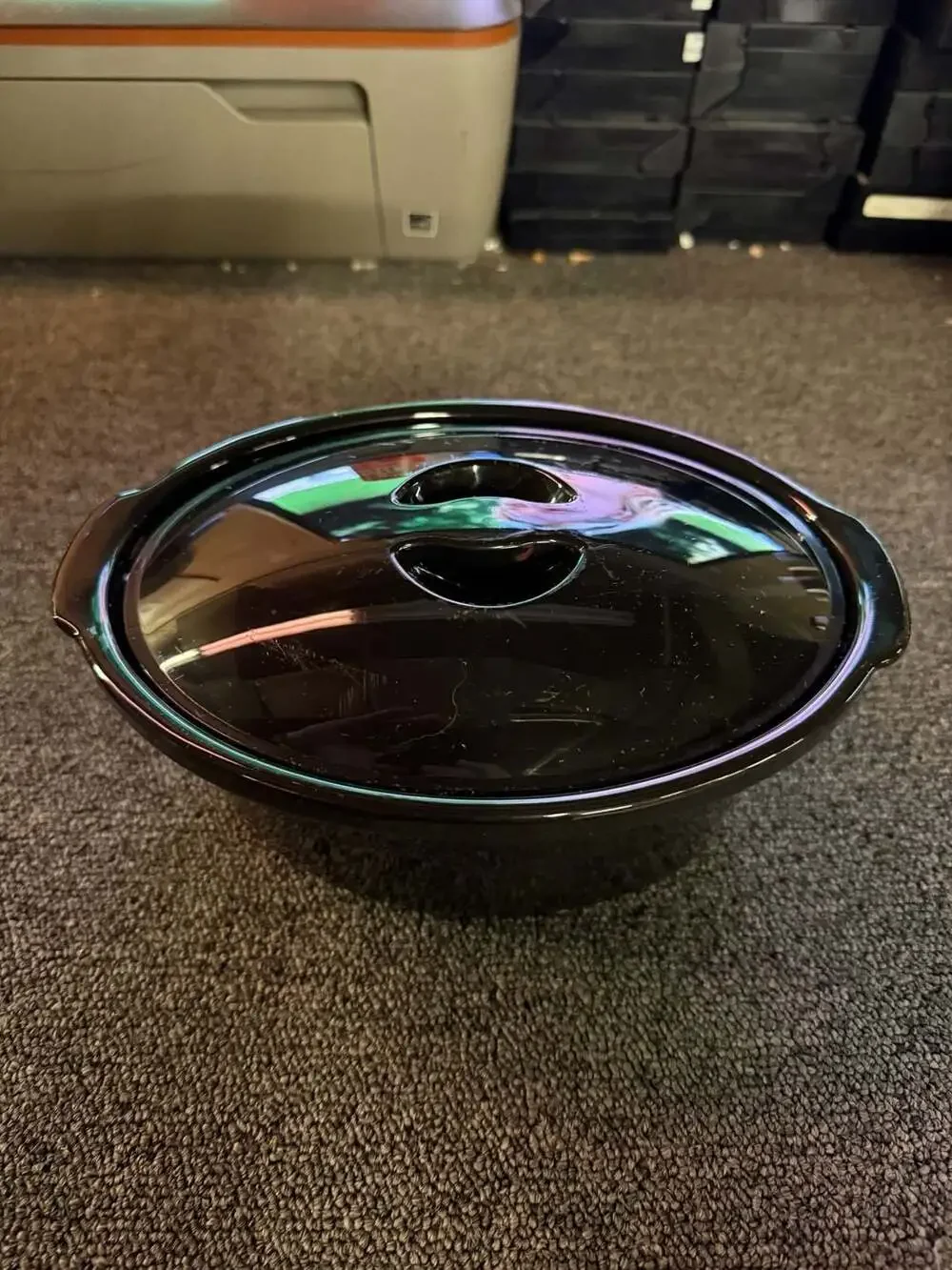 Pro Pots Model PP-15 1.5-Quart Football Shaped Slow Cooker